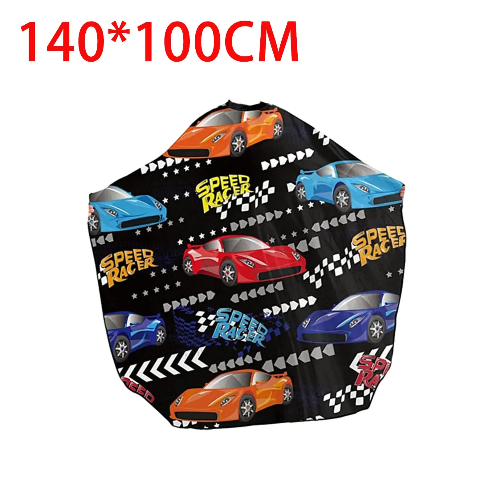 Kids Barber Cape Reusable Waterproof Polyester Hairdressing Supplies Hair Cut Apron for Hair Dye Home Shop Hairdressing Perm