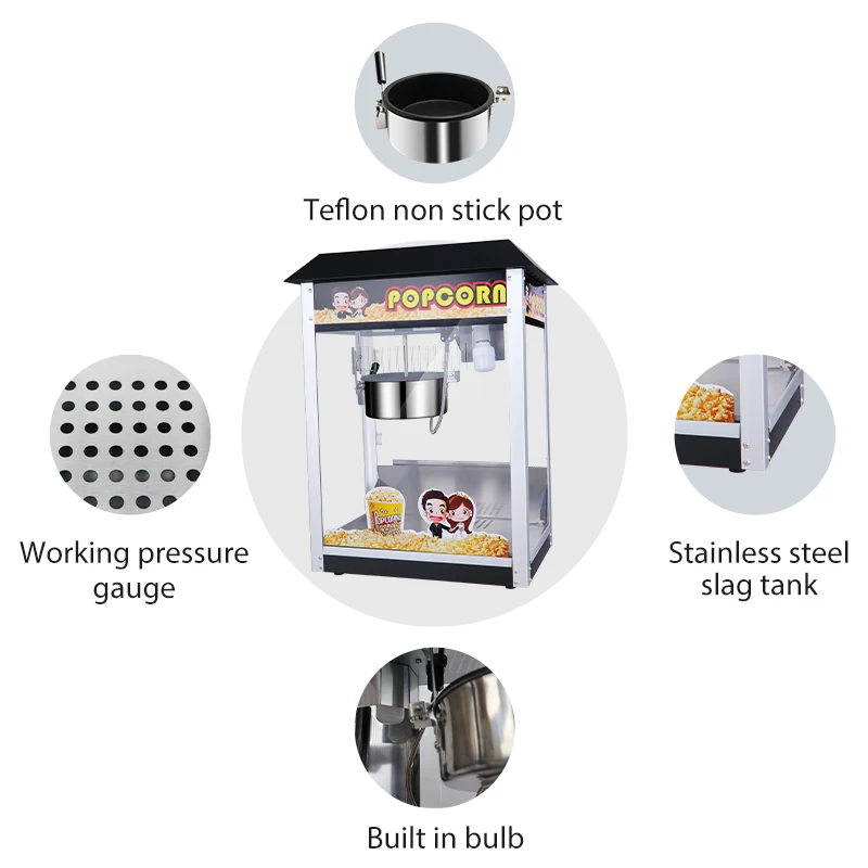Hot Sale Popcorn Maker Machine Commercial Popcorn Machine
