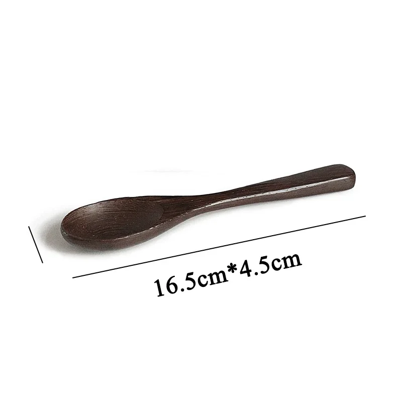 Ensemble de bols AMP en bois naturel chaud, bol à salade Ramen, ensemble de cuillères en bois, Coco Smunvétérans wn ie, ustensiles de cuisine, 12-15cm