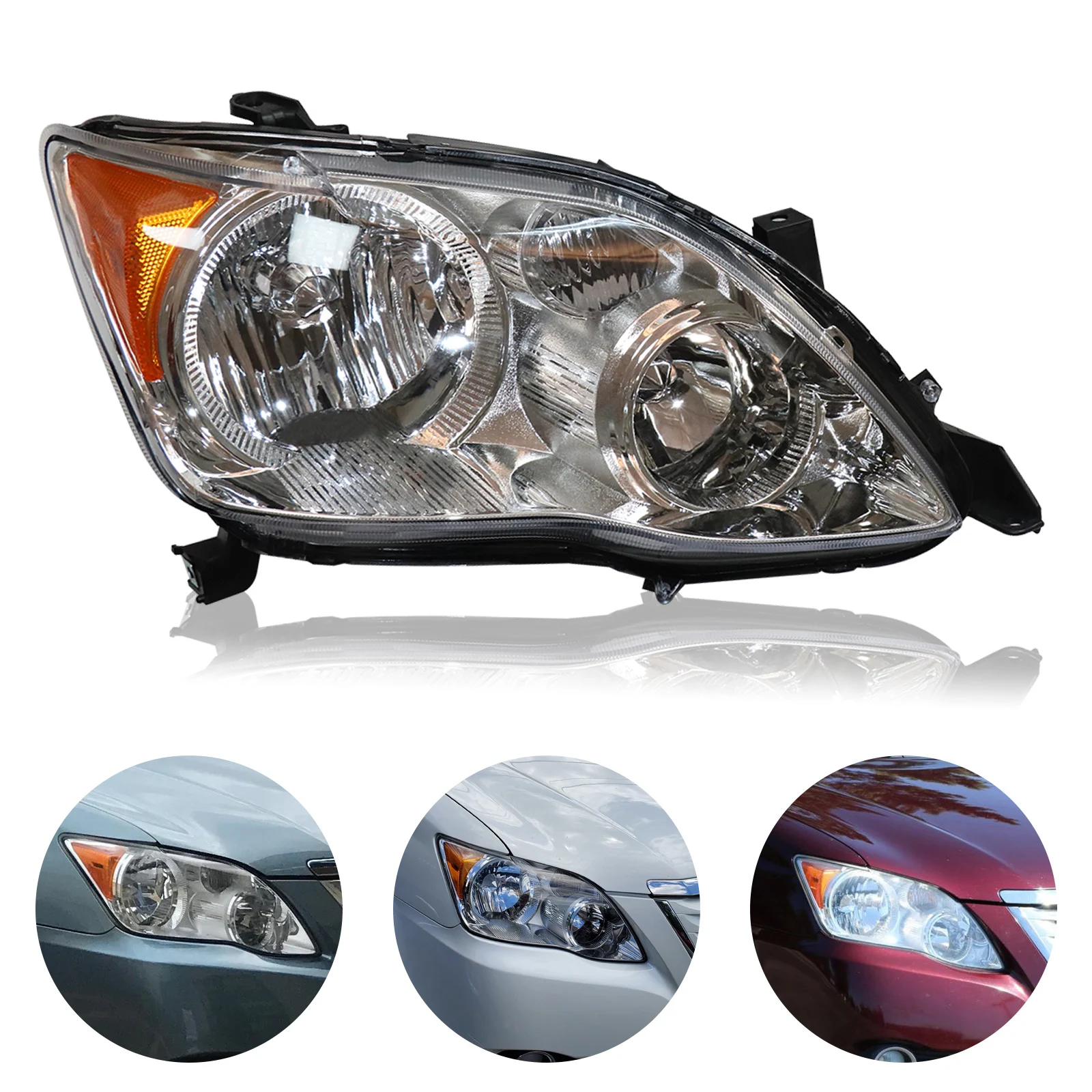 

HID Headlights Chrome Housing 81110-07093 / 8118507083 For 2008-2010 Toyota Avalon Comes Without Ballast