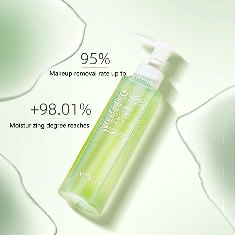 Plant Extract Cleansing Oil Gentle Cleaning Face Eye Lips Deep Cleaning Makeup Remover Water Moisture Skin Portable Travel Size 2