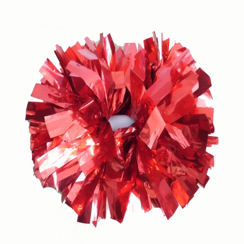 2PC Cheering PomPoms for Sports Match and Vocal Concert Baton Handle Color Free Combination 32cm