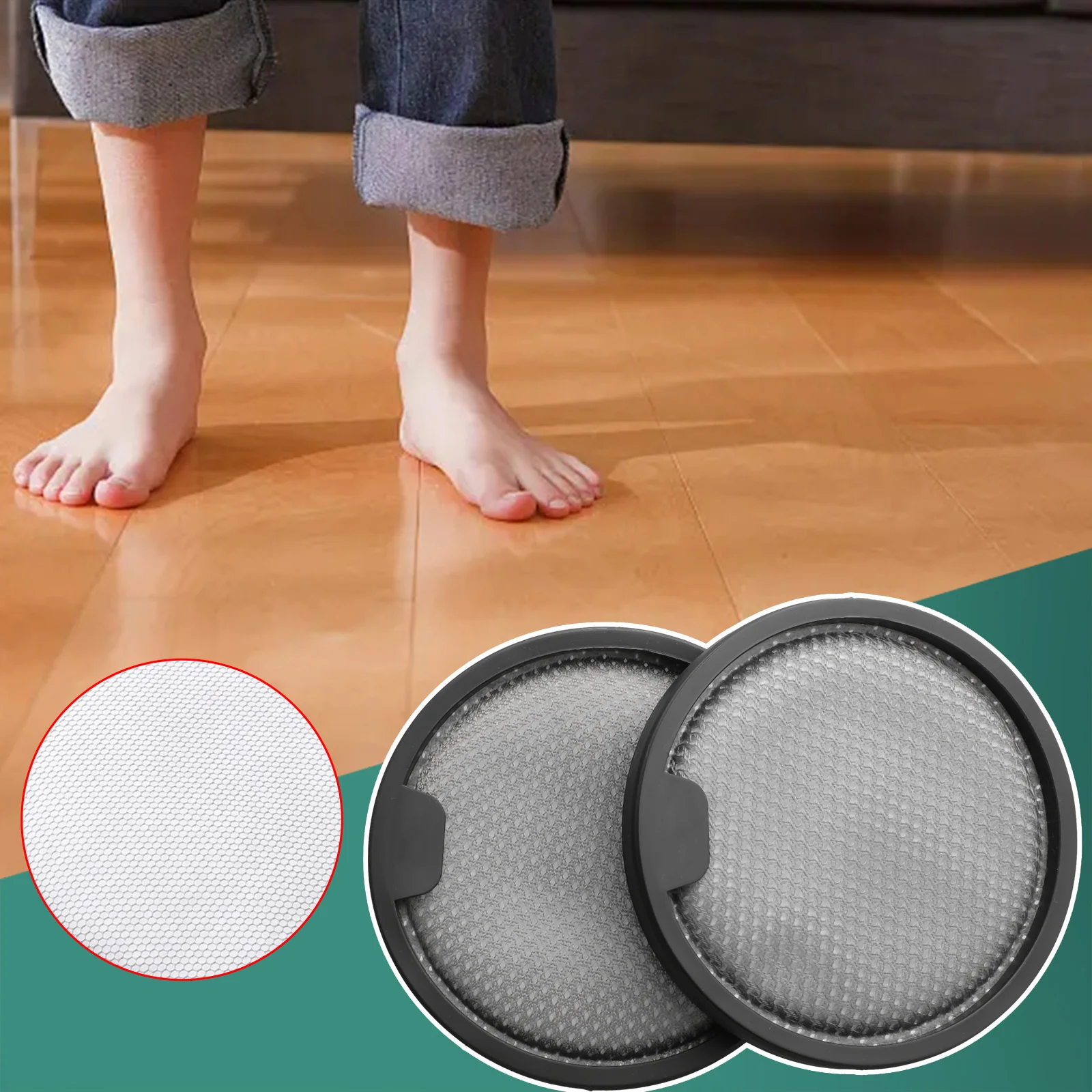 Description Picture 4 of item2pcs For-Dreame Pre-filters For-Dreame R10 R10pro V12S V16S Series Household Cleaning Vacuum Cleaner Accessories Cleaning Mop