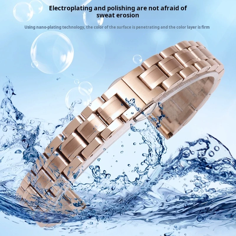 Elegant Stainless Steel Women's Watch Band Bracelet Strap Accessory