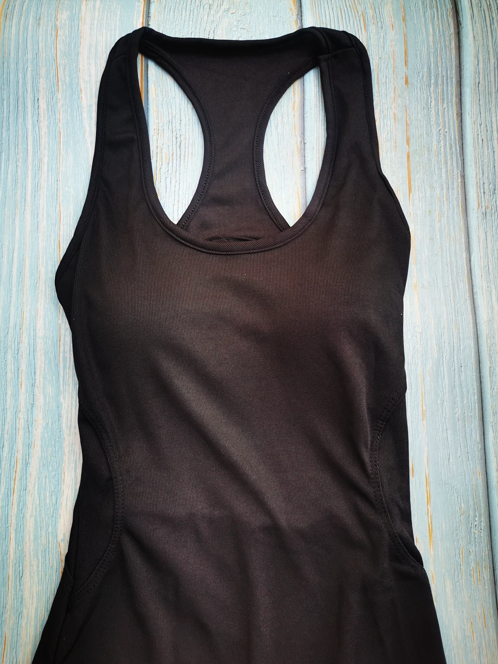 Frauen Playsuits Yoga Low Neck Slim Fit Kurze Overalls Stretch Einem Stück Strampler Ärmellose Sexy Weibliche Sportwears Brust Pads – Detail 17