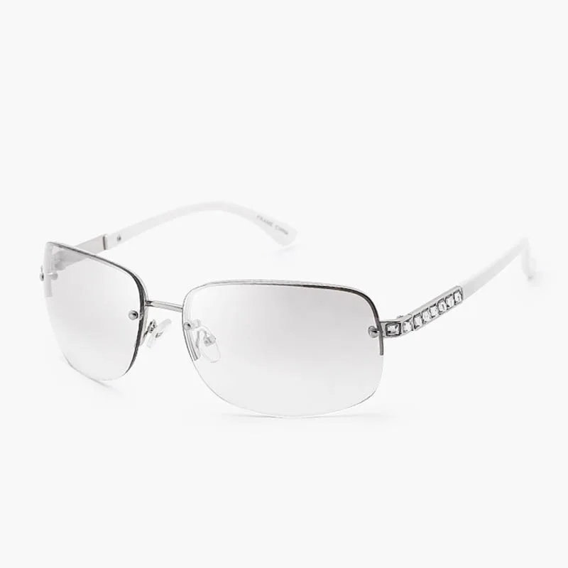 Sunglasses Rhinestones, Y2k Shield Sunglasses, Frameless Sunglasses
