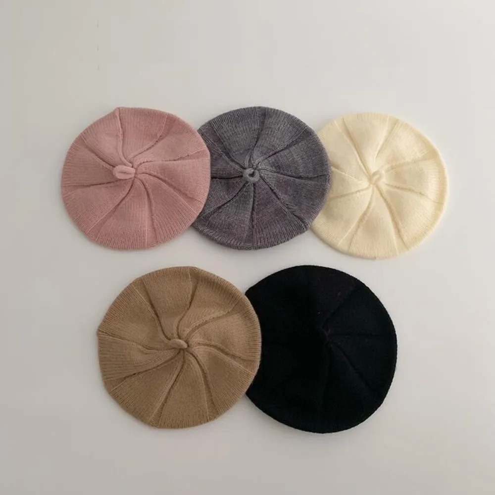 Polyester Knitted Winter Hats for Kids