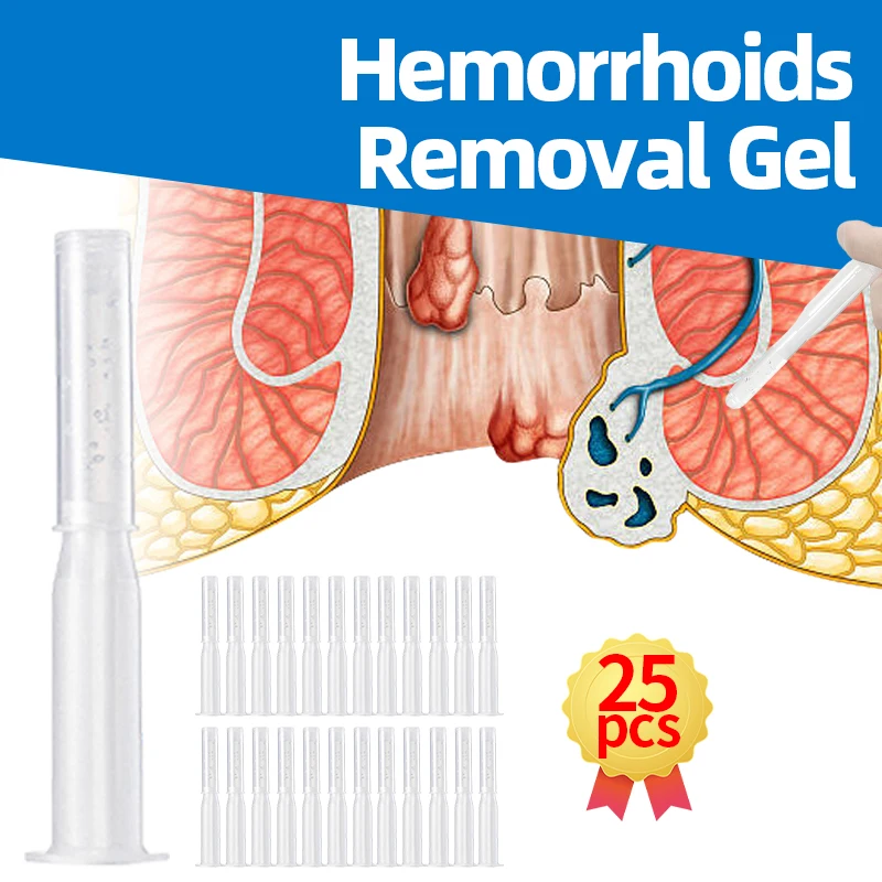 Hemorrhoids Removal Treatment Gel Analgesic Gel for Piles and Hemorrhoid External Internal Medicine Anal Fissure Pain Treat