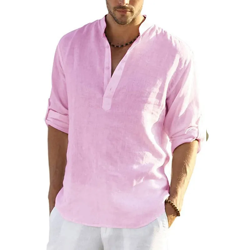 

Men's Hippie Casual T-Shirt shirt Pink