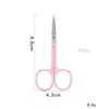 Eyebrow Scissor Eyelash Trimmer Facial Hair Remover Stainless Steel Nail Cuticle Manicure Scissor Beauty Makeup Tool 5