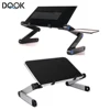 Adjustable Laptop Desk Stand Portable Aluminum Ergonomic Lapdesk For TV Bed Sofa PC Notebook Table Desk Stand With Mouse Pad 1
