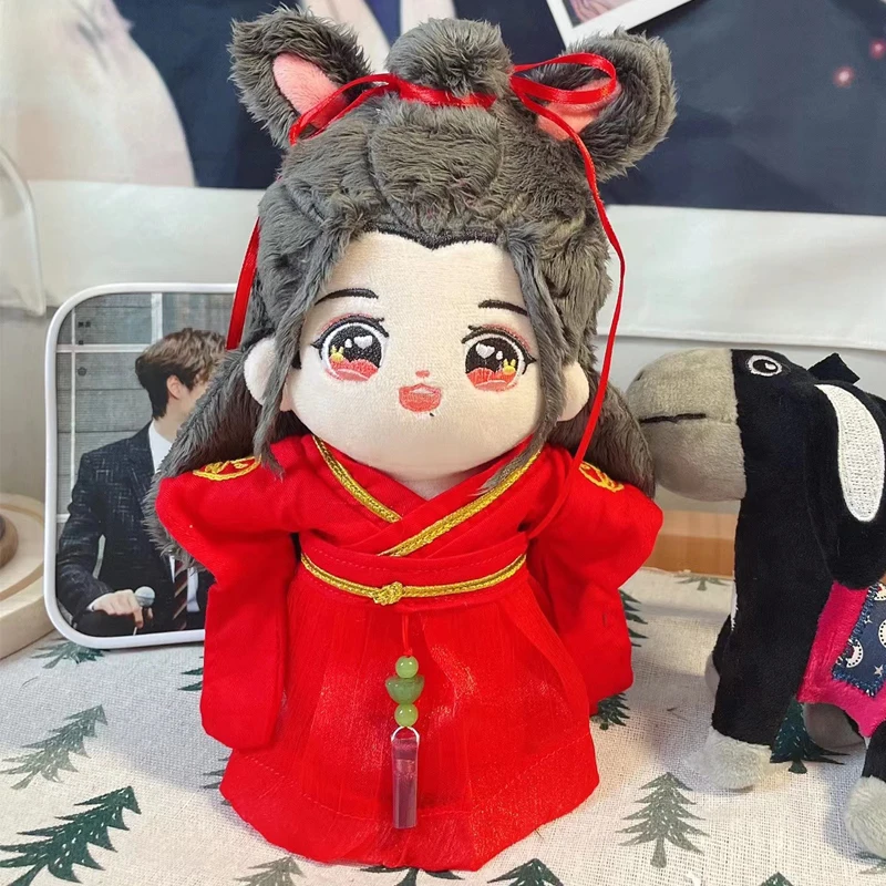 

Неразобранная одинаковая детская одежда 20 см Lan Wangji Wei Wuxian хлопковая кукла в старинном стиле детская одежда Xiao Zhan Wang Yibo