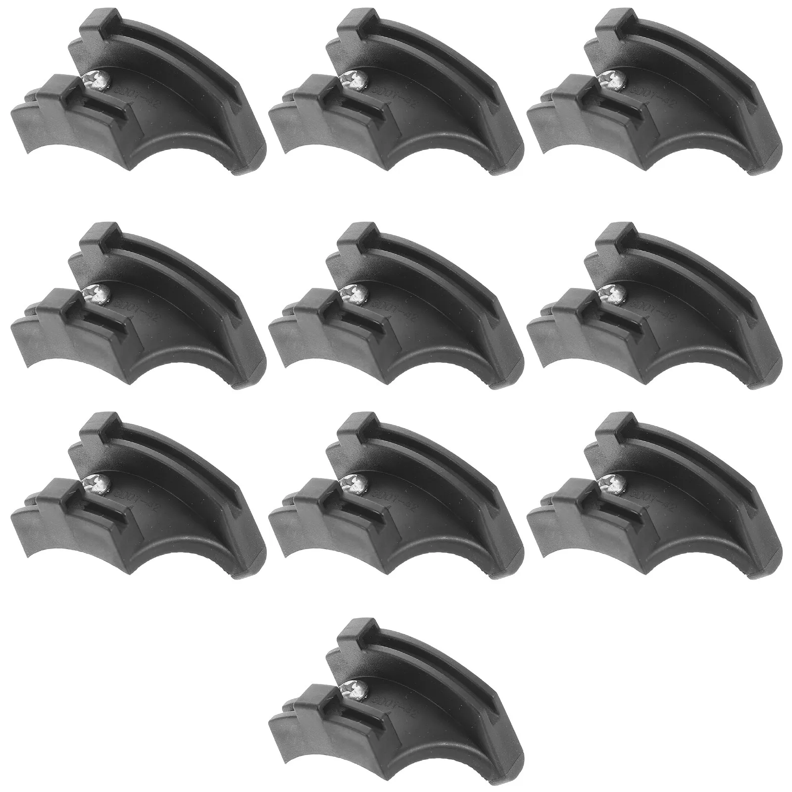 10Pcs 자전거 하단 브래킷 케이블 가이드 내부 라우팅 브레이크 시프트 라인용 경량 플라스틱 케이블 정리기 블랙