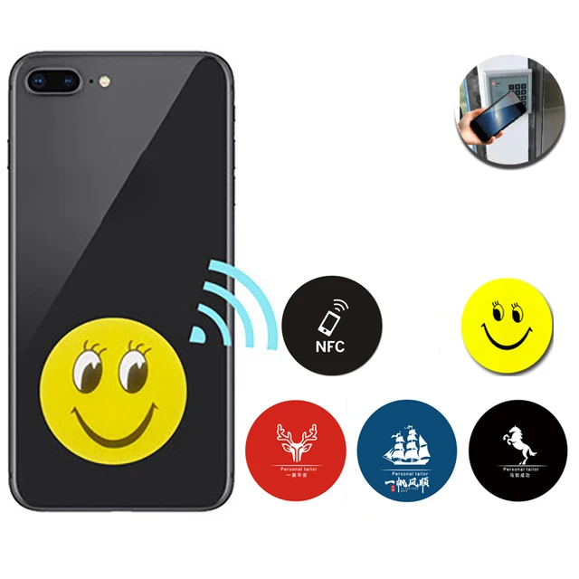 1Pcs RFID Anti-Interference Mobile Phone Sticker 125Khz Can Copy And Write Access Card T5577 EM4305 Smart Chip Tag Cloning Badge 5
