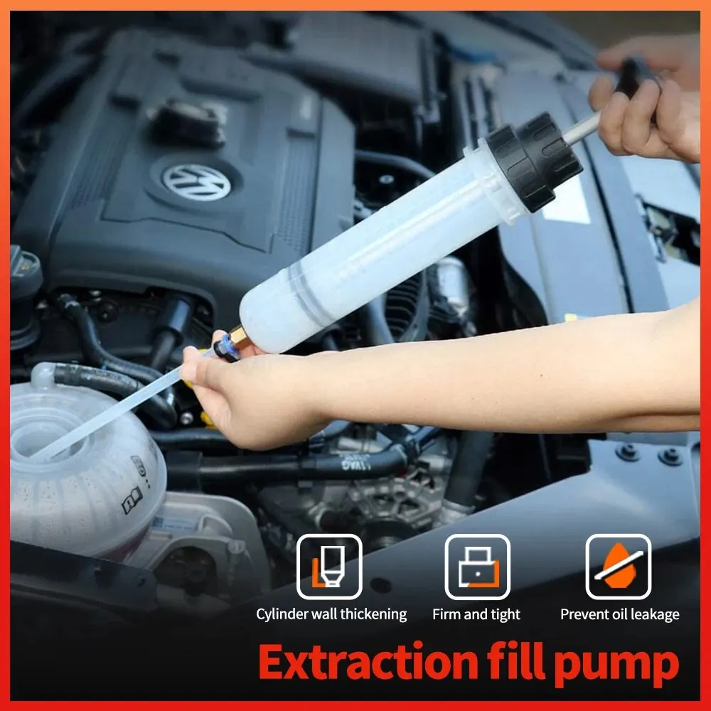 1.5L Oil Fluid Extractor Filling Oil Change Syringe Bottle Transfer Automotive Fuel Extraction Pump Hand Tool Oil Extractor Pump oil pump