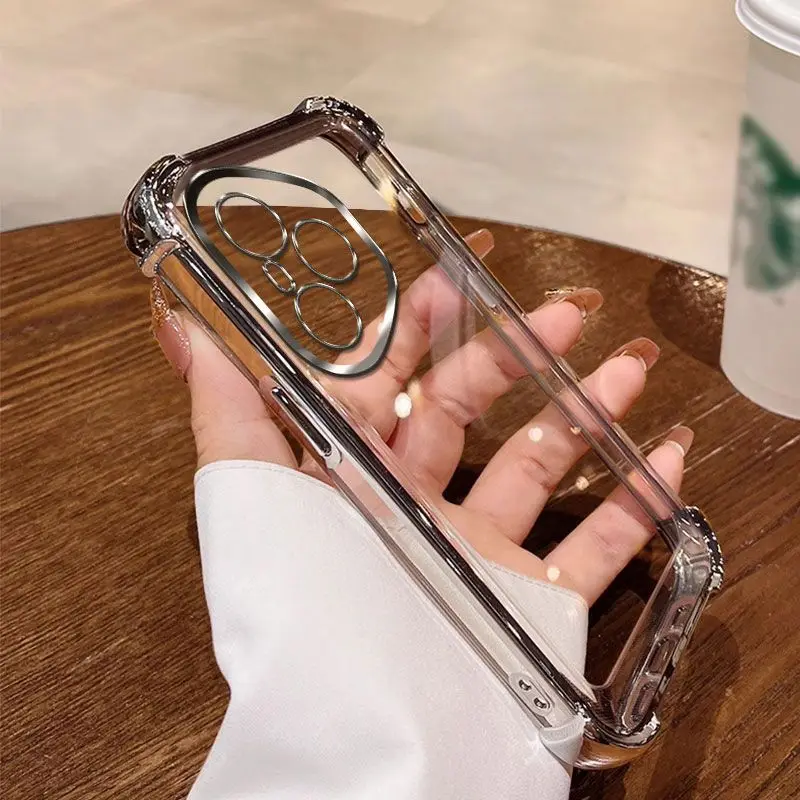 Luxury Electroplating Transparent Silicone TPU Case