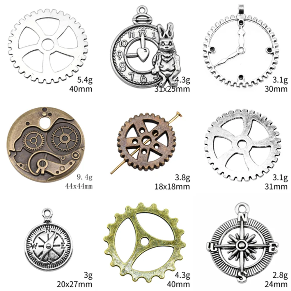 

Vintage Charms Gear Jewelry For Men Diy Accessories