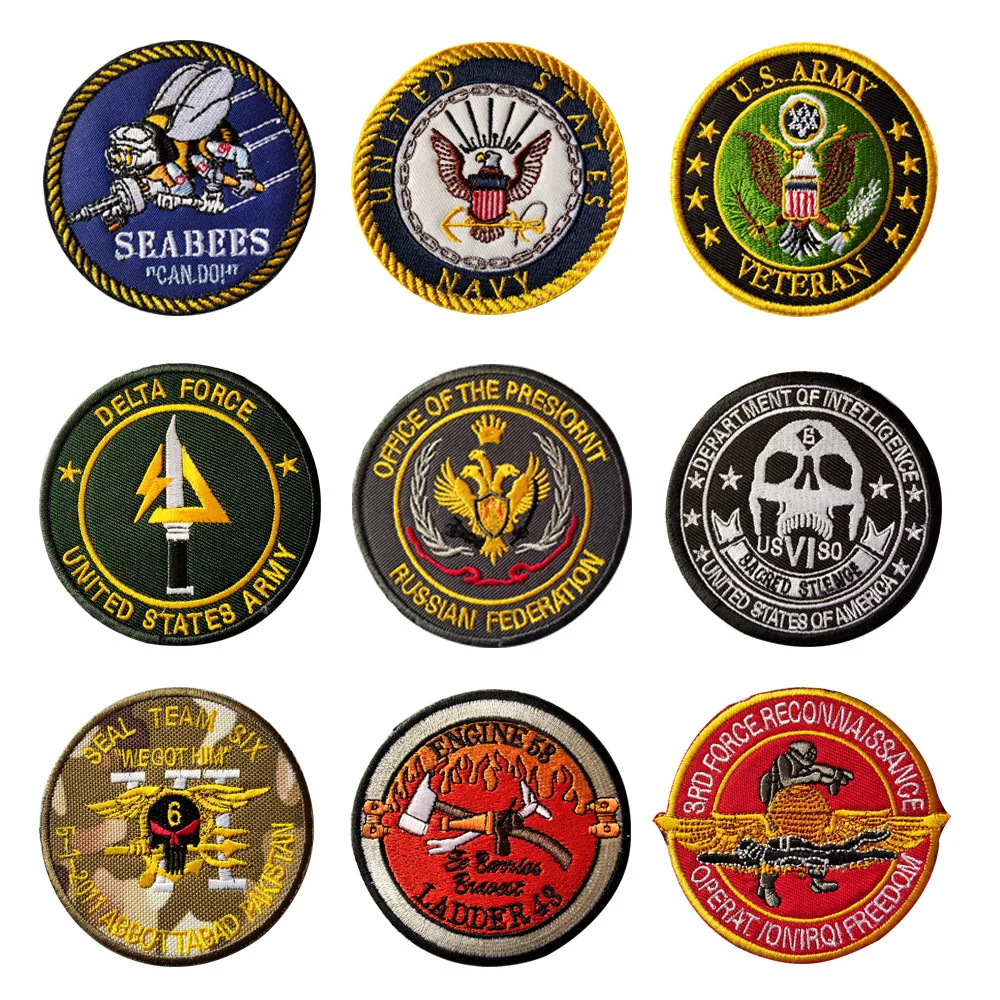 Us Delta Sea Bee Seal Team 6 Patch Per Badge Tattici Militari Adesivi In Tessuto Ricamato Patch Per Abbigliamento Zaino