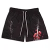 2023 Mesh Breathable Men Shorts GYM Basketball Running Quick-Drying Shorts Baggy Flame Print Fashion Shorts Summer Shorts 3