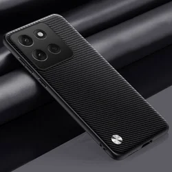Custodia per telefono in pelle elegante con protezione per l'obiettivo