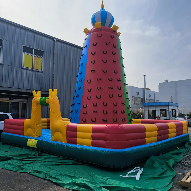 PVC commercial grade inflatable climbing wall Inflatable Tower Climbing Mountain