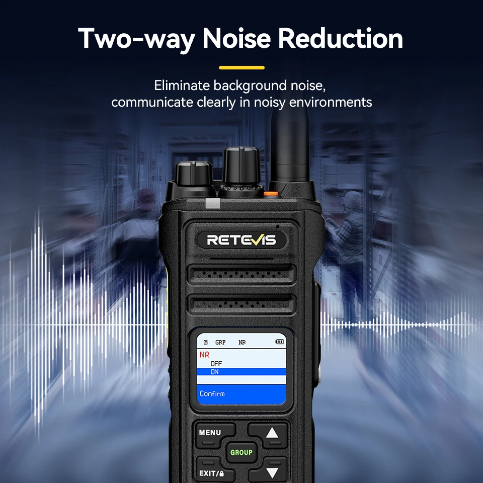 Retevis Walkie Talkie Waterproof Walkie-talkies Long Range Communication Radio Long Reach Wireless Devices Radio Station 6