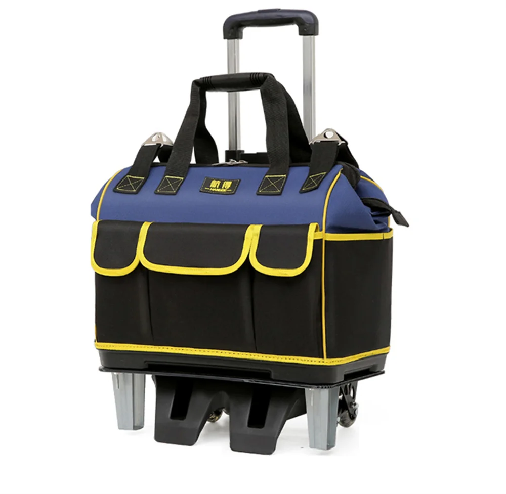 

2022 New Profession Tool Bags Heavy Duty Electrician With Detachable Pouches Roll Up Tool Bag Organizer Storage Hand Bag For Men
