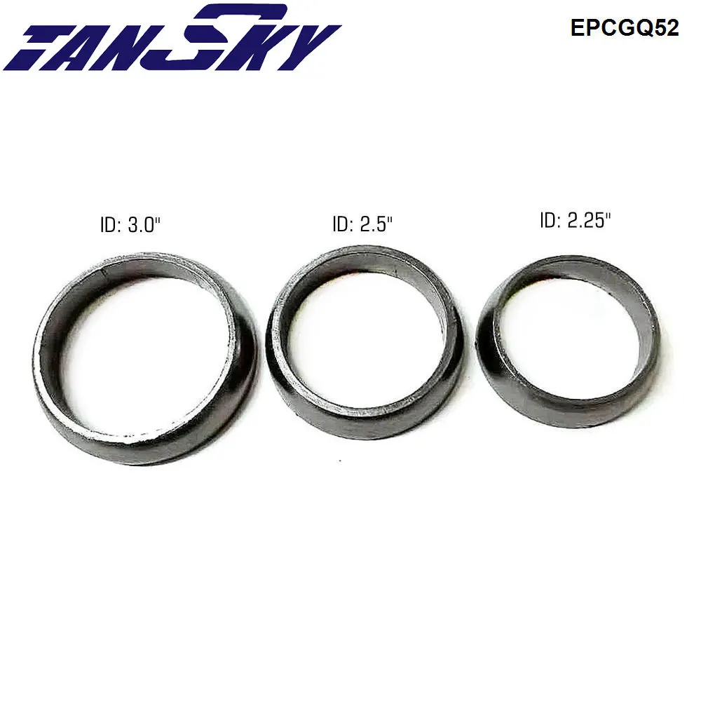TANSKY-EPMAN Performance Donut Style Graphite Exhaust Downpipe Gasket For Universal Downpipe To Catback Flange EPCGQ52
