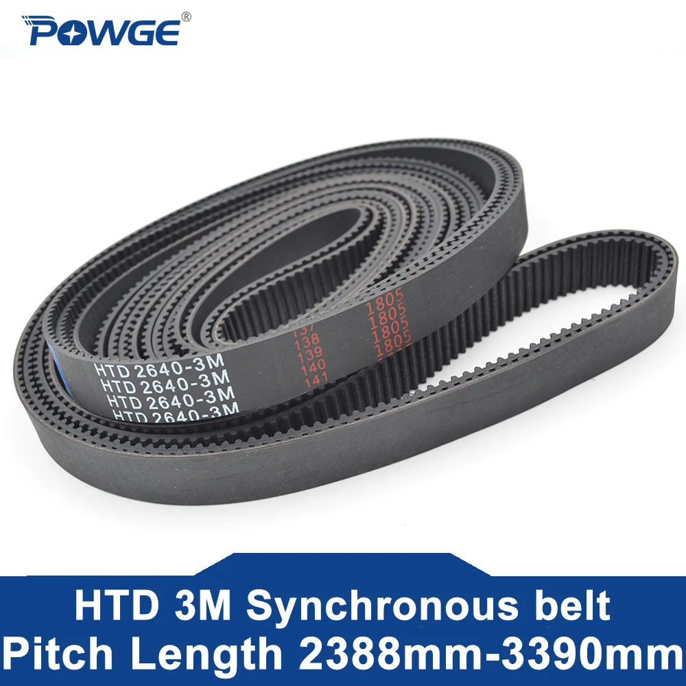 Zahnriemen HTD 333-3M - 6mm Breiter Timing Belt Für Industrie-Maschinen