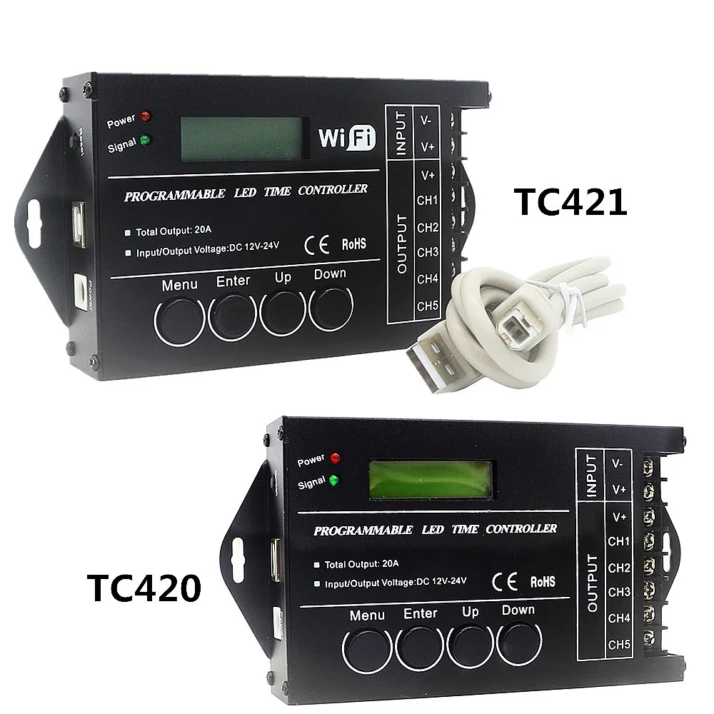 ġ ũ  ð α׷  RGBW LED Ʈѷ, LED Ʈ , TC421, TC420, TC421SJ, TC420SJ, NL502, 12V, 24V, 5CH, 20A