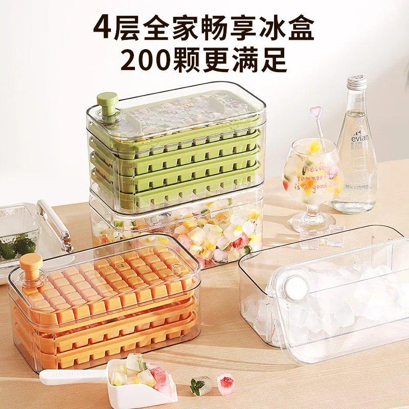 Large Capacity Ice Cube Mold Tray for Household Refrigerator