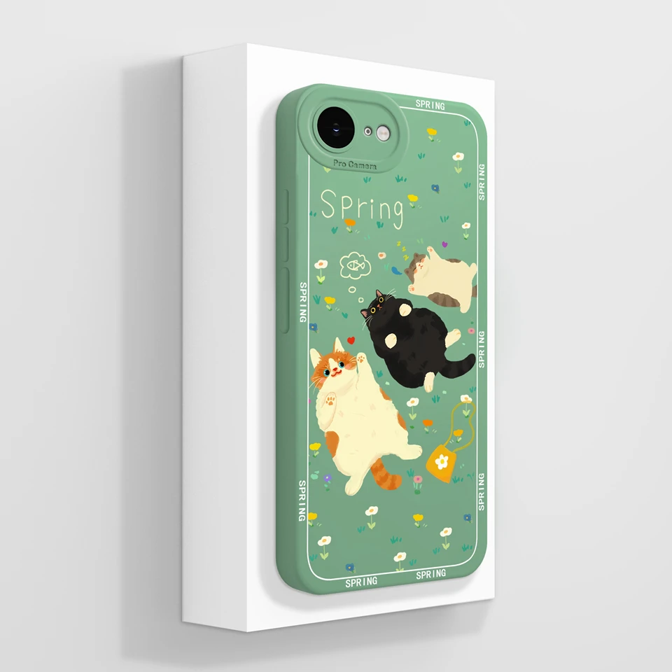 Elegant Floral Butterfly Design Soft Liquid Silicone Non-Slip Back Cover