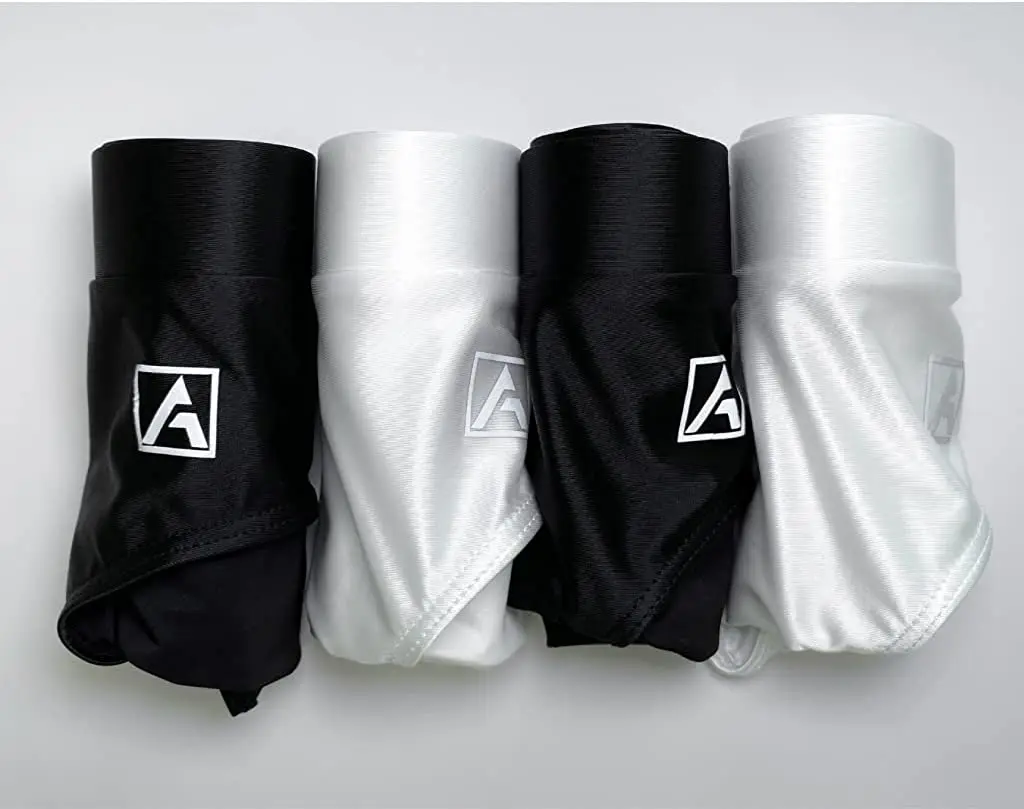 AMORESY Eros series men's underwear solid color comfortable luster oil shine sports ice silk shaping trunks
