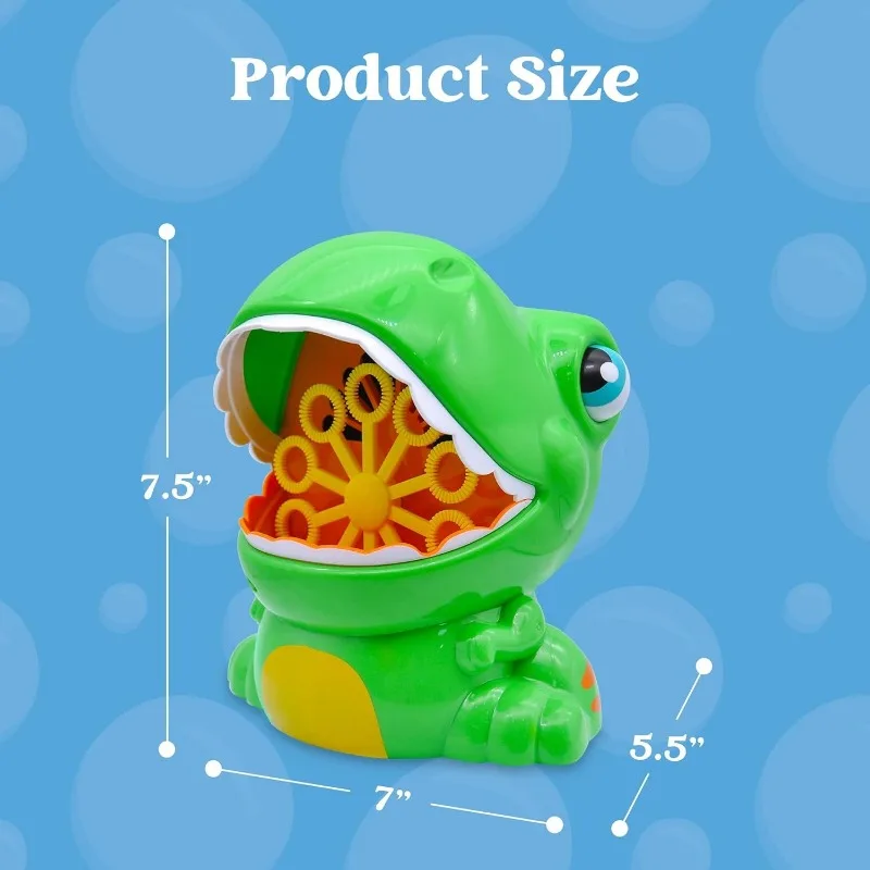 Dinosaur Bubble Machine Gun For Kids Outdoor Summer Toy Gift_voghion.com