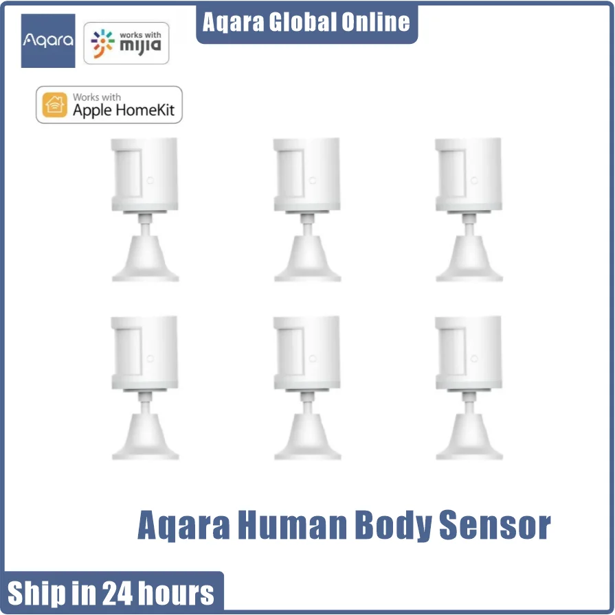 Global Aqara Human Body Sensor via Android IOS Smart Body Movement Motion Sensor Zigbee Connection For xiaomi Mi home App