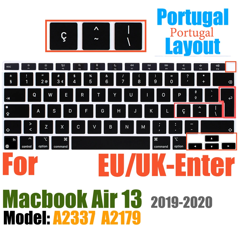 Waterproof Protective Silicone Keyboard Cover with Touch ID