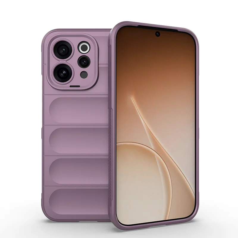 Shockproof Liquid Silicone Soft Case with Camera Protector