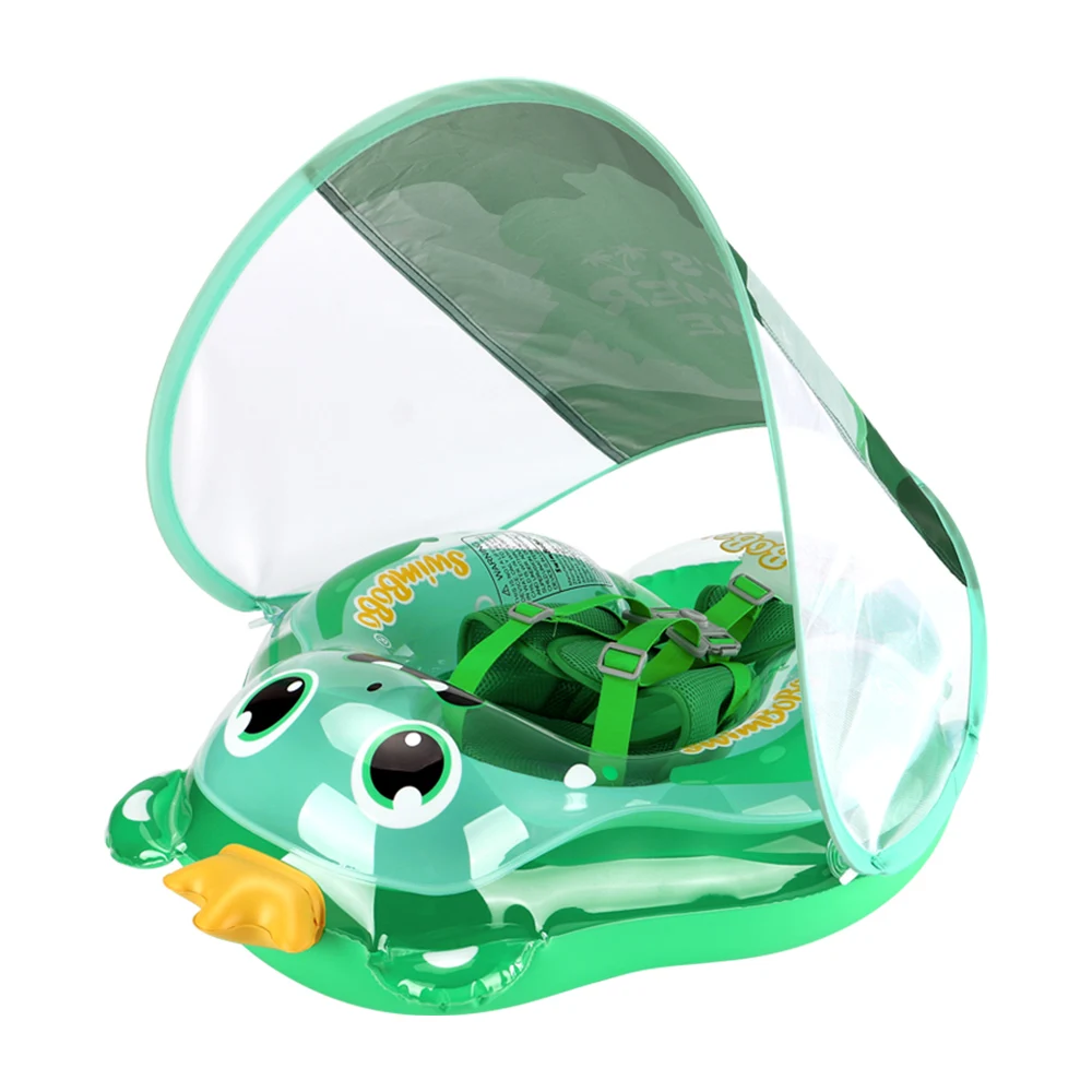 Swimbobo Baby Swimming Float With Canopy Inflatable Infant Floating Ring Kids Swim Pool Accessories Circle Bathing Summer Toys 5