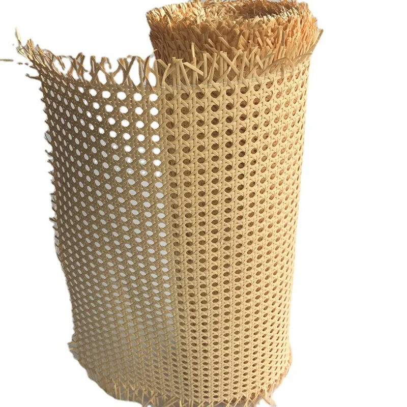 Free Shipping Natural Real Indonesia Rattan Sheet Cane Webbing Roll Chair  Table Furniture Repair Materials Deco