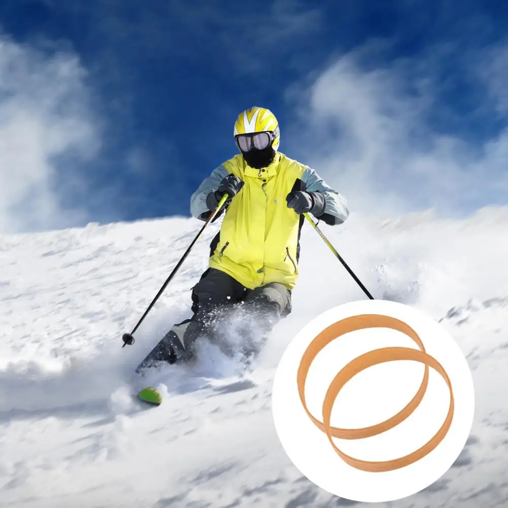 Ski Brake Straps 30pcs High Elastic Ski Brake Retainers Simple Installation Snowboard Rubber Bands for Sports Accessories