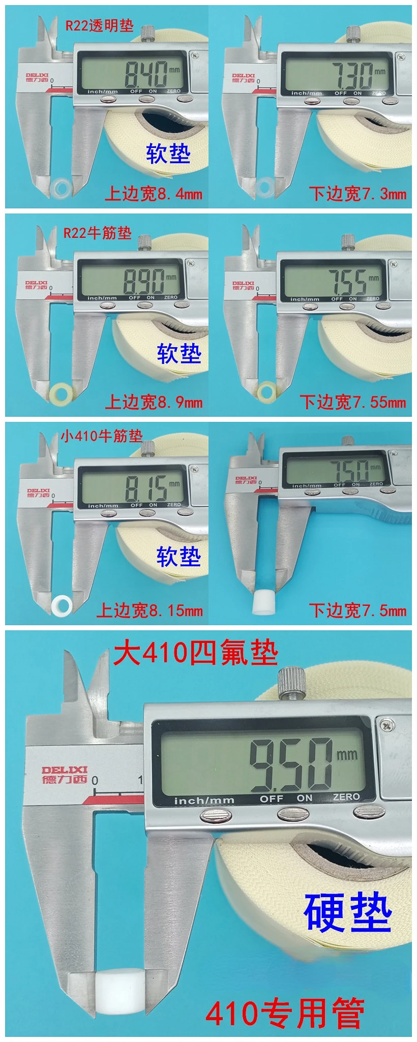 20 Anelli Di Gomma Per Valvola R22 - Guarnizioni Per Condizionatori E Frigoriferi