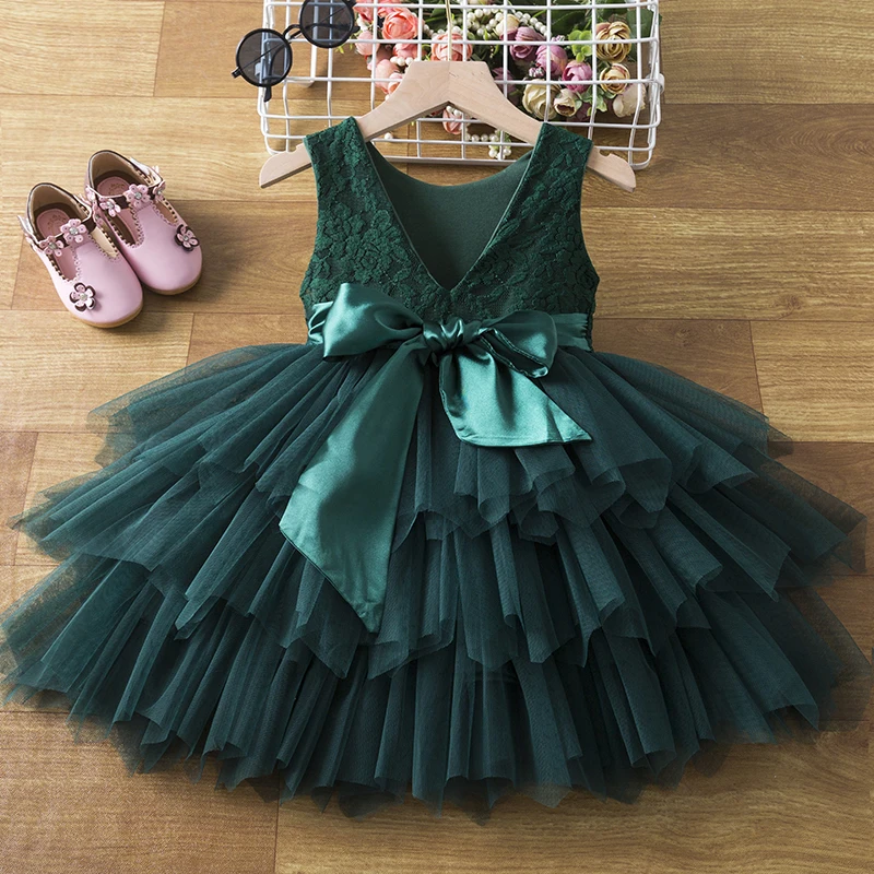 Kids Dresses for Girls Summer Infant Party Flower Girl Wedding Children Clothing Princess Tutu Dress Toddler Baby Xmas Lace Gown girls dress,princess costume,kids clothes