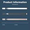 10Pcs Universal Stylus Pen Drawing Screen 2 in 1 Tablet Pen for IPhone IPad Capacitive Touch Pencil for Huawei Samsung Xiaomi 5