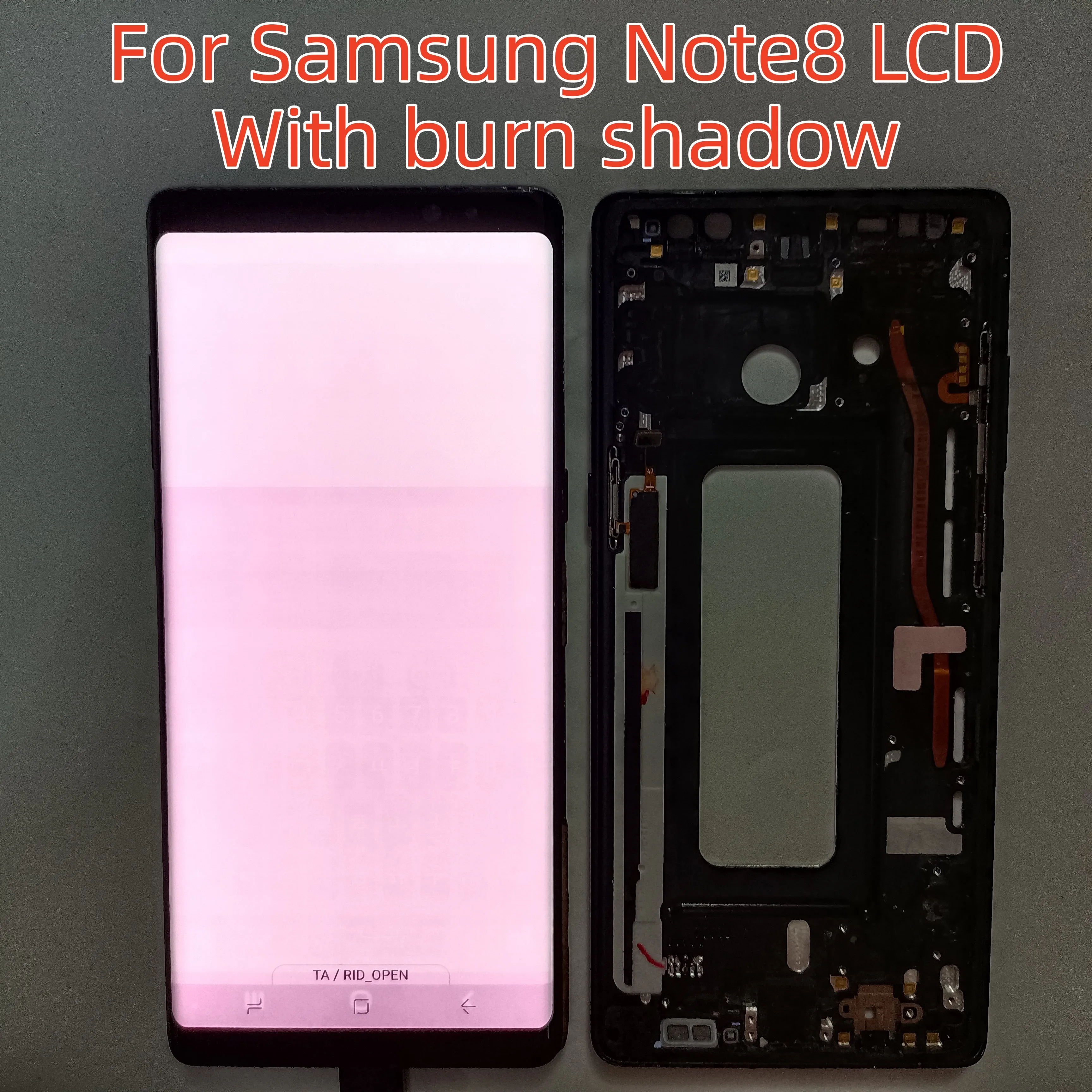 

100% tests For Samsung Galaxy Note8 N950F Display AMOLED SM-N950A N950U Touch N8 Screen Digitizer Component With burn shadow