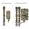 Tactical Molle Magazine Pouch for 9mm Pistol Mag 5.56 AR15 M4 AK Hunting Rifle MAG Bag Airsoft Outdoor Tool Flashlight Pouch 2