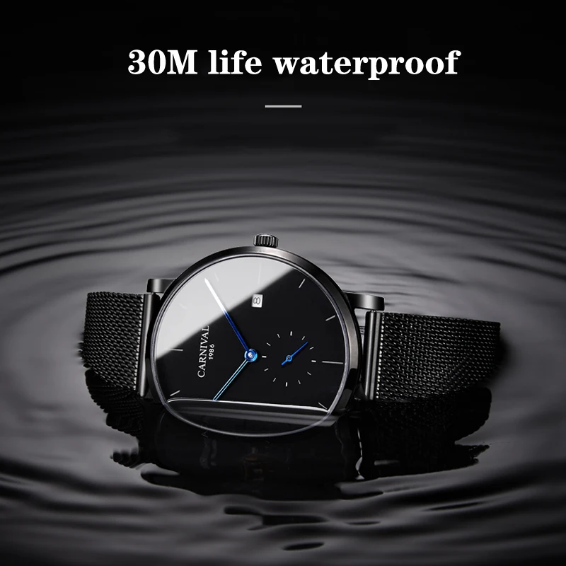 Automatic Watch Men Sapphire Waterproof Calendar Mechanical Watches