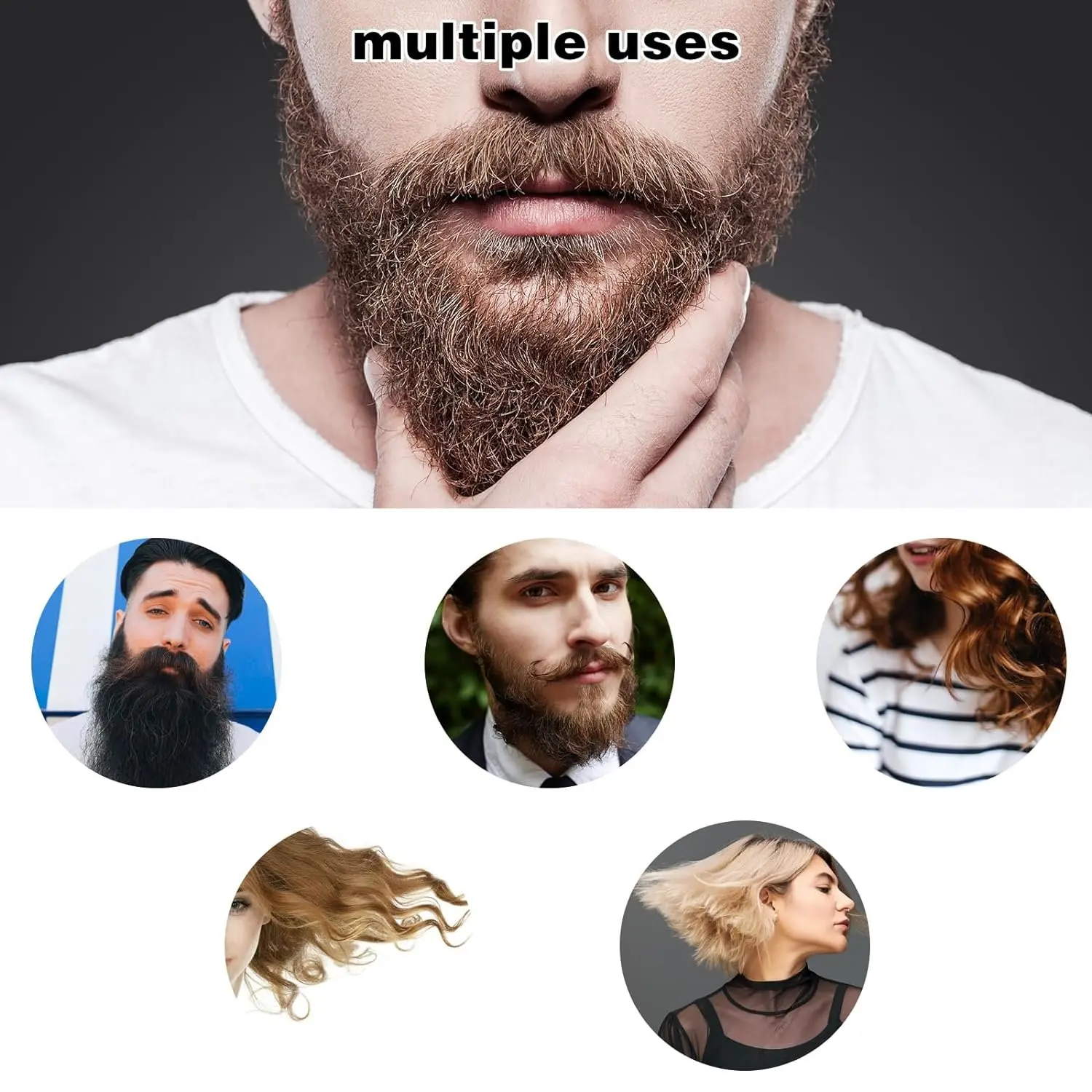 4 قطع/مجموعة مشط محمول قابل للطي لتصفيف الشعر والل...