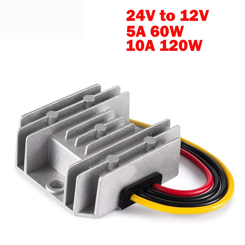 Regolatore Di Tensione Da 24V A 12V 5A 10A 60W 120W Impermeabile Sincrono Dc-Dc 1A 2A 3A 6A 8A Convertitore Di Tensione Regolatore Di Tensione Buck