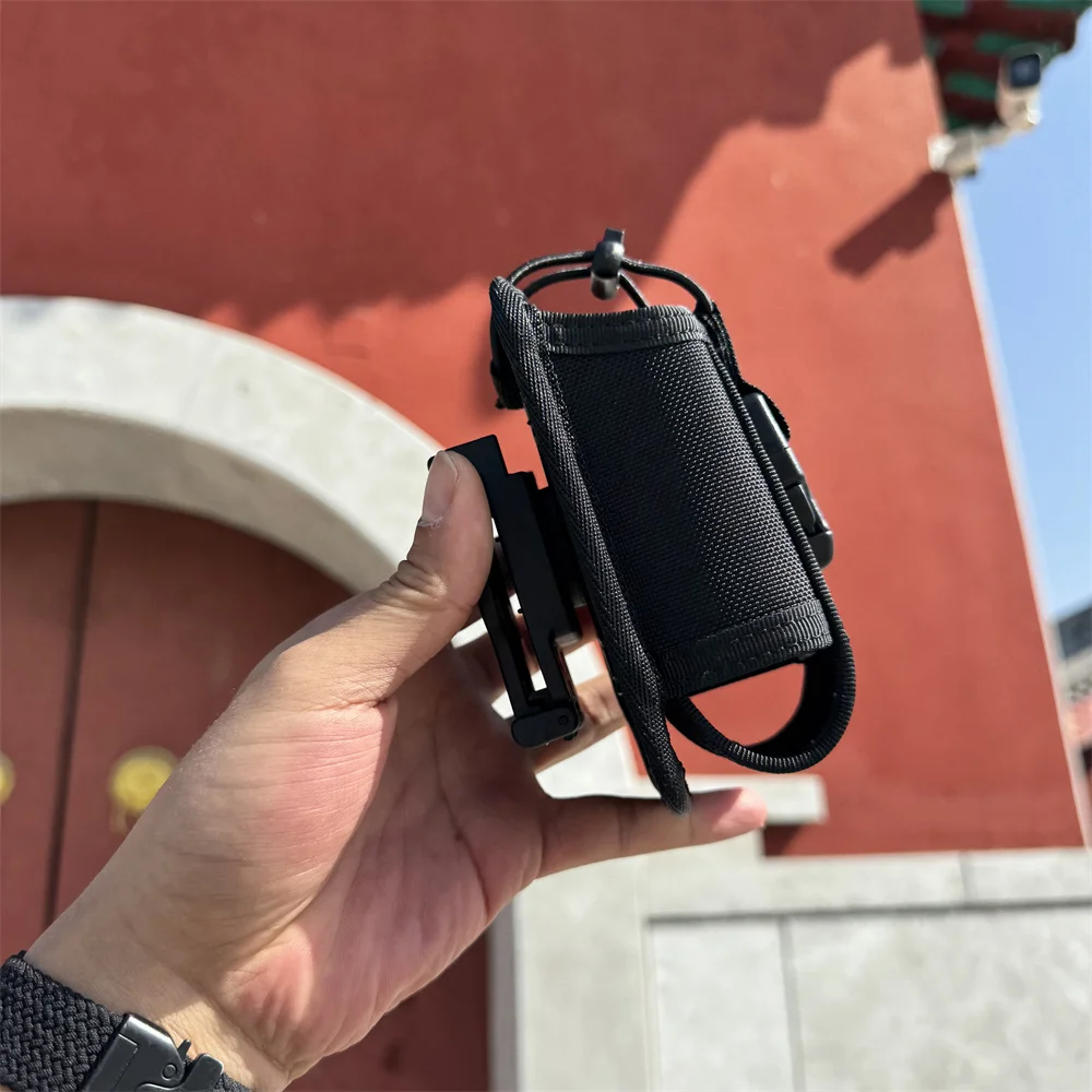 Jagd Taktische Molle Gürtel System Quick Release Walkie-Talkie Tasche 360-Grad-Drehung Modulare Radio Tasche – Detail 3