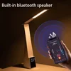 Led Desk Lamp With Alarm Clock 3 Color Temperature Stepless Dimming USB Charging Night Light Eye-Protection Reading Table Lamps 3